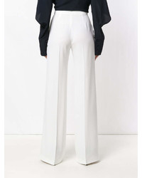 Pantalon large blanc Alberta Ferretti