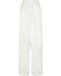 Pantalon large blanc Marni