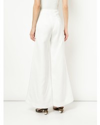 Pantalon large blanc Georgia Alice