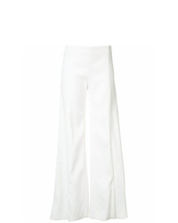 Pantalon large blanc Mugler