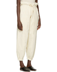 Pantalon large blanc LAUREN MANOOGIAN