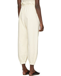 Pantalon large blanc LAUREN MANOOGIAN