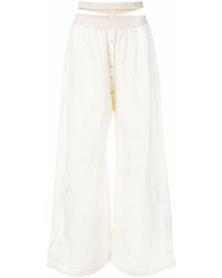 Pantalon large blanc