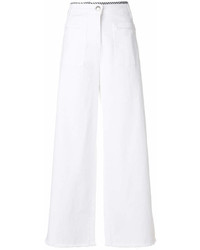 Pantalon large blanc