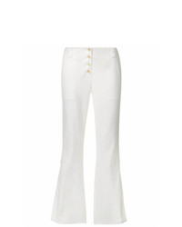 Pantalon large blanc Proenza Schouler
