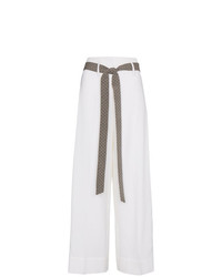 Pantalon large blanc Racil