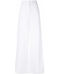 Pantalon large blanc Roberta Furlanetto