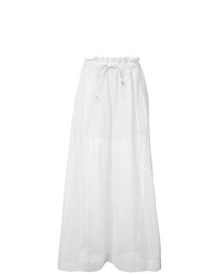 Pantalon large blanc Sacai