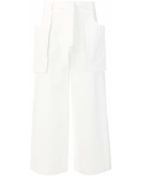 Pantalon large blanc Thom Browne