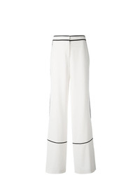 Pantalon large blanc Tory Burch