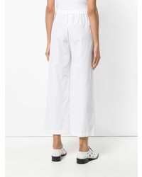 Pantalon large blanc Aspesi