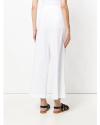 Pantalon large blanc Twin-Set