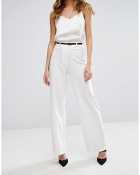 Pantalon large blanc Lipsy