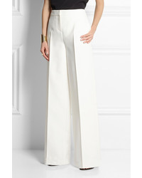 Pantalon large blanc Valentino