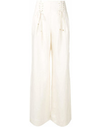 Pantalon large blanc Zimmermann