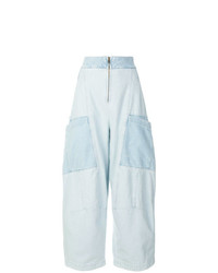 Pantalon large bleu clair Chloé