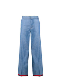 Pantalon large bleu clair Moncler