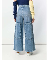 Pantalon large bleu clair Maison Margiela