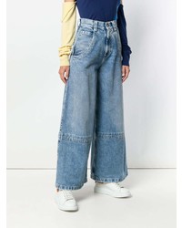 Pantalon large bleu clair Maison Margiela