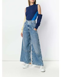 Pantalon large bleu clair Maison Margiela