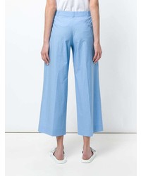 Pantalon large bleu clair Moschino Vintage