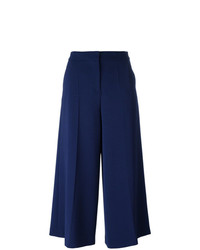 Pantalon large bleu marine Boutique Moschino