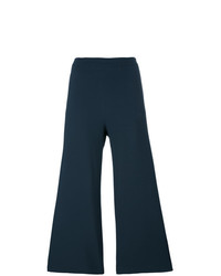 Pantalon large bleu marine Fabiana Filippi