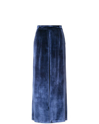 Pantalon large bleu marine Fleur Du Mal