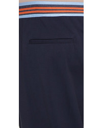 Pantalon large bleu marine Viktor & Rolf