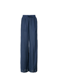 Pantalon large bleu marine Onia
