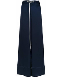 Pantalon large bleu marine