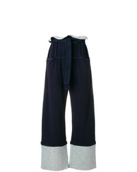 Pantalon large bleu marine Philosophy di Lorenzo Serafini