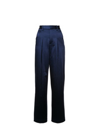 Pantalon large bleu marine Rosie Assoulin