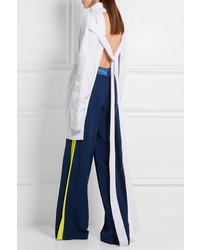 Pantalon large bleu marine Off-White
