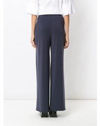 Pantalon large bleu marine Uma Raquel Davidowicz