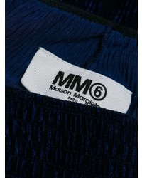 Pantalon large bleu marine MM6 MAISON MARGIELA