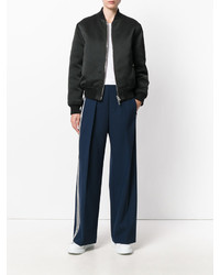 Pantalon large bleu marine Neil Barrett