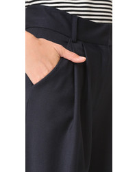 Pantalon large bleu marine Milly