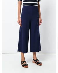 Pantalon large bleu marine Tibi