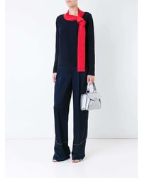 Pantalon large bleu marine Sonia Rykiel