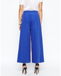 Pantalon large bleu