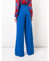 Pantalon large bleu Alice + Olivia