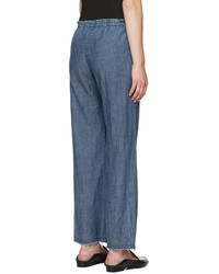 Pantalon large bleu Raquel Allegra