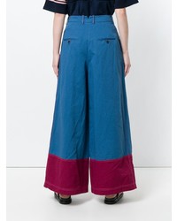 Pantalon large bleu Marni