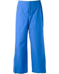 Pantalon large bleu Jil Sander
