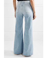 Pantalon large en denim bleu clair Frame