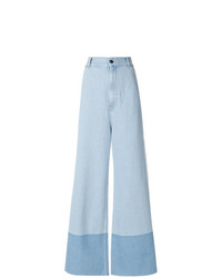 Pantalon large en denim bleu clair Ports 1961