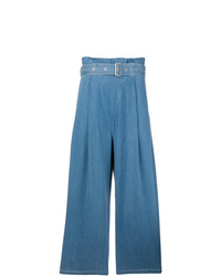 Pantalon large en denim bleu J Brand