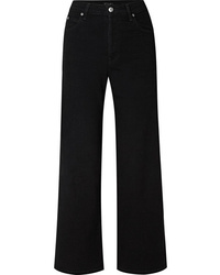 Pantalon large en denim noir Eve Denim