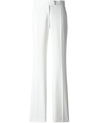 Pantalon large en laine blanc Stella McCartney